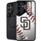 MLB San Diego Padres Game Ball Galaxy S24 FE Kickstand Case